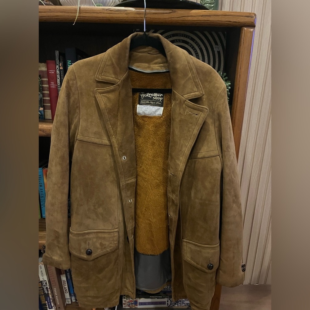 Men's Vintage Sears Tan Suede Jacket